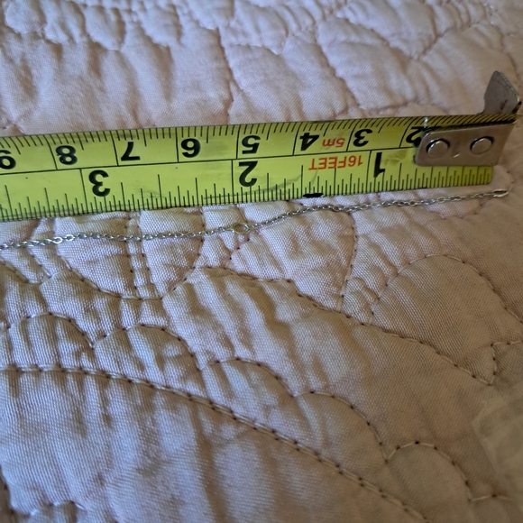 14kt Rose Gold Sterling Silver Diamond Double Heart Pendant Italian Necklace - Picture 6 of 12